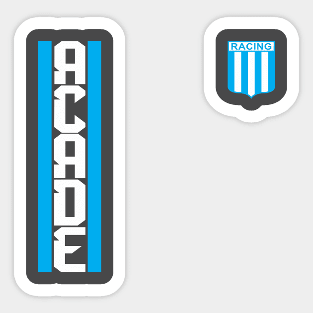Racing Club Avellaneda Sticker by w.d.roswell